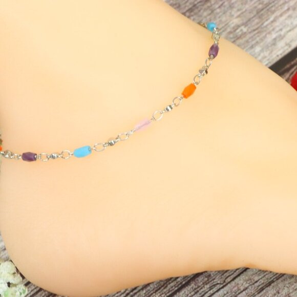 "Elegant Handmade Anklet – Delicate Jewelry for Women, MAR092051 - Picture 4 of 10